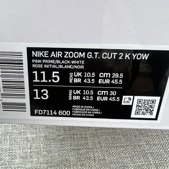 Nike Air Zoom G.T. Cut 2 Kay Yow PE Pink Rose Shoes New  display picture 1